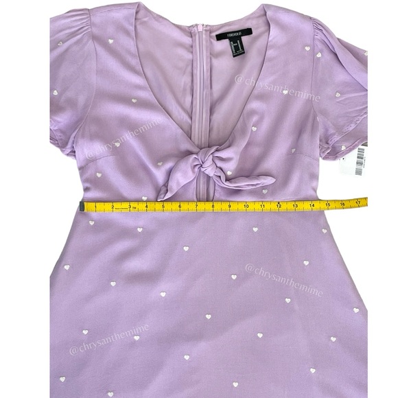 NWT • Lilac Front Tie Dress - Picture 12 of 14